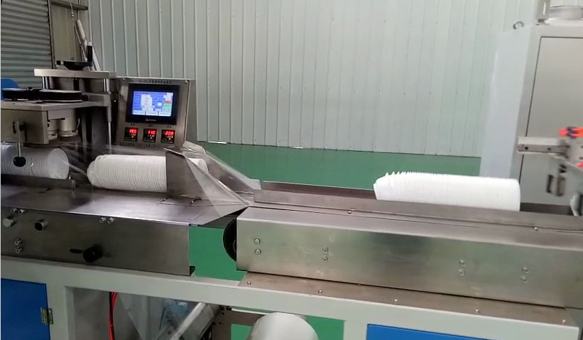machine d'emballage de gobelets en papier