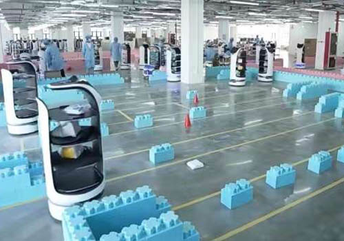Visite du fabricant de serveurs robots le plus en vogue à ShenZhen