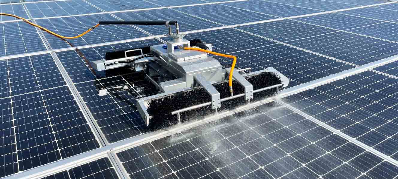 robot nettoyeur de panneaux solaires