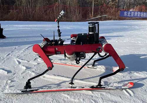 Le robot skieur à 6 pattes se dévoile, skiez avec le robot !
